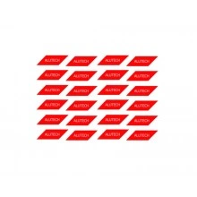 Alutech BVS.01 комплект наклеек светоотражающих "ALUTECH" (24 шт.)