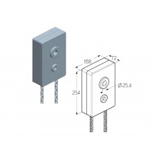 Alutech CH0501 ручной цепной редуктор
