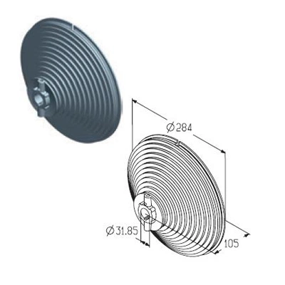 Alutech CD018V-5/4 барабан Alutech CD018V-5/4 барабан