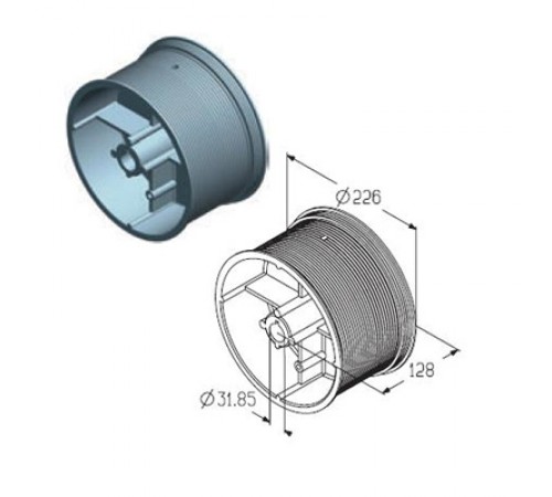 Alutech CD032N-5/4 барабан