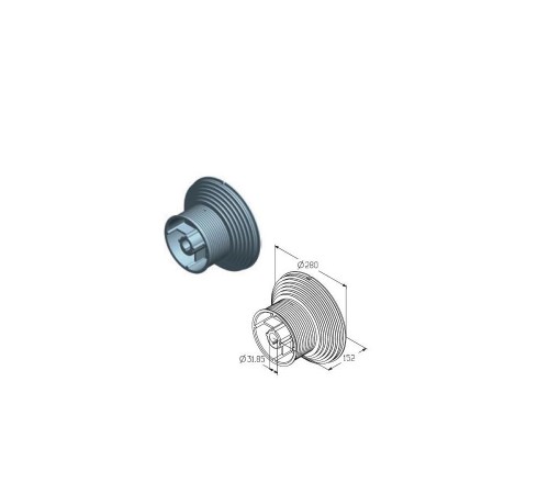 Alutech CD164H-5/4 барабан